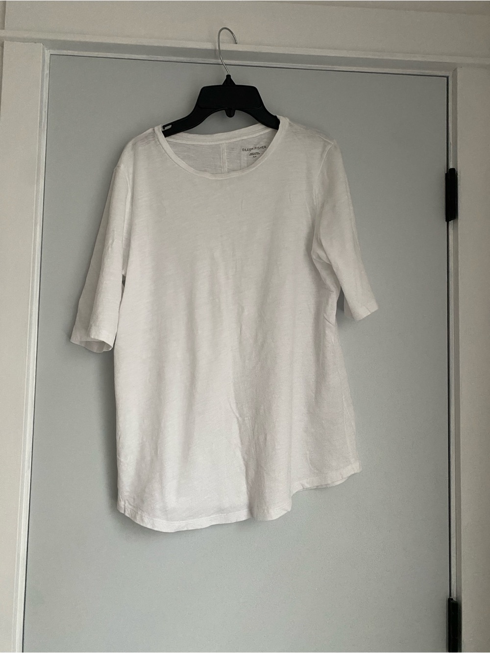 Eileen Fisher white cotton t-shirt